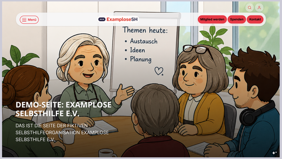 Bilder der Startseite von Examplose.de