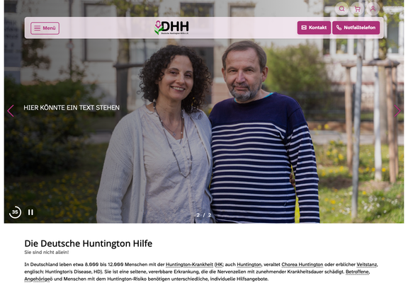 Bilder der DHH-Website